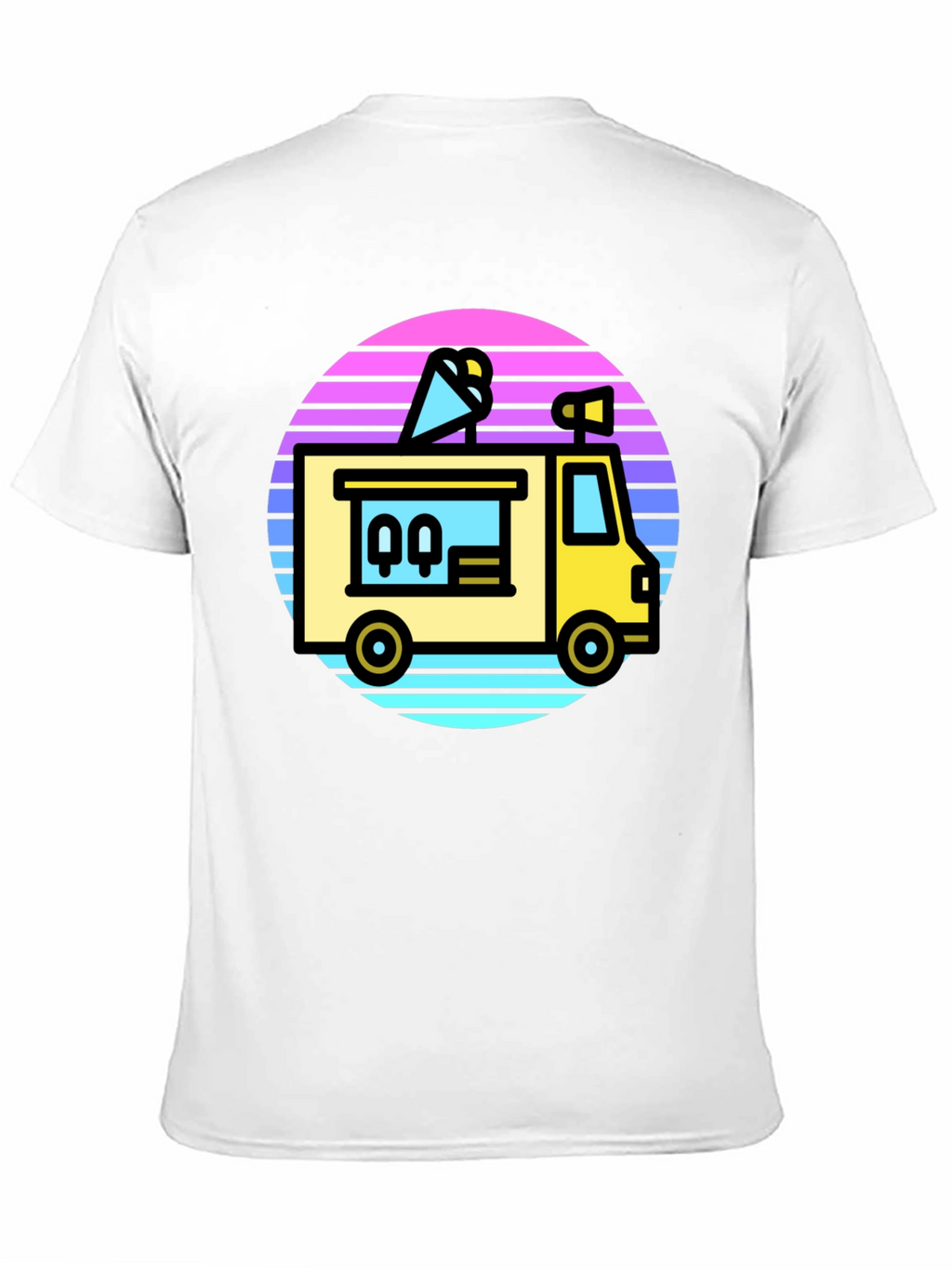 Retro Ice Cream Truck Graphic Tee