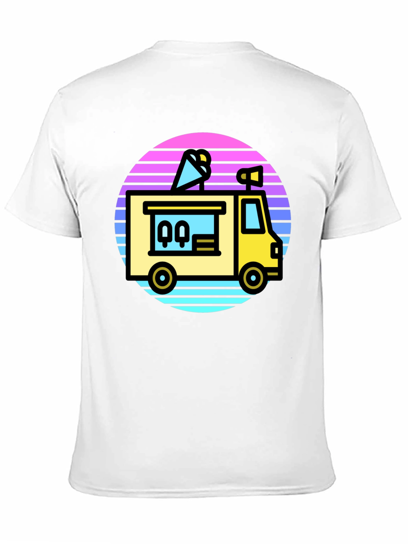 Retro Ice Cream Truck Graphic Tee