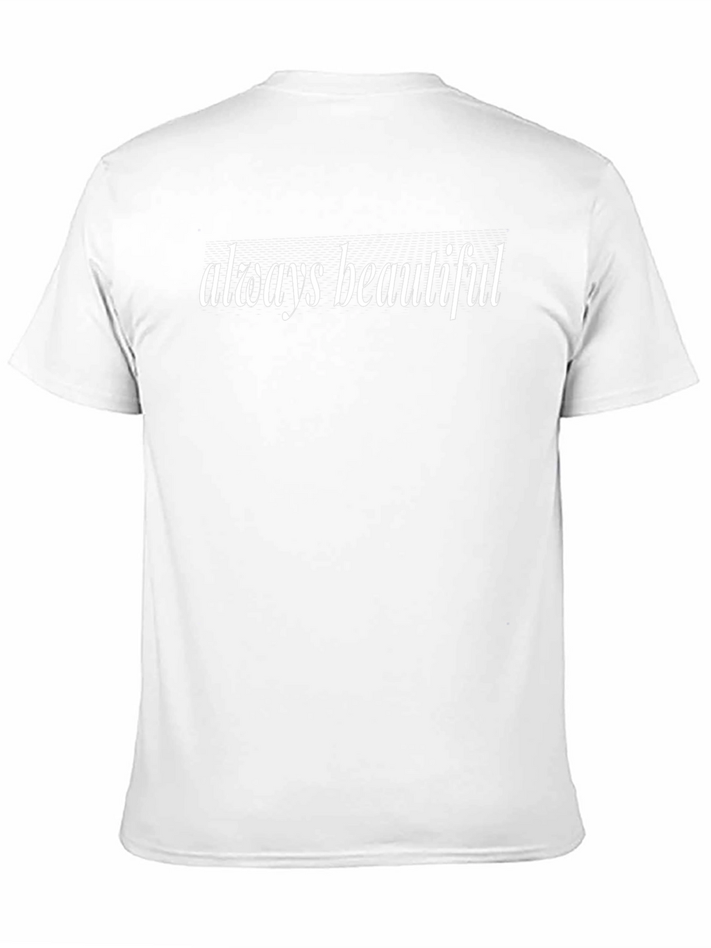 Always Beautiful Black Graphic Tee