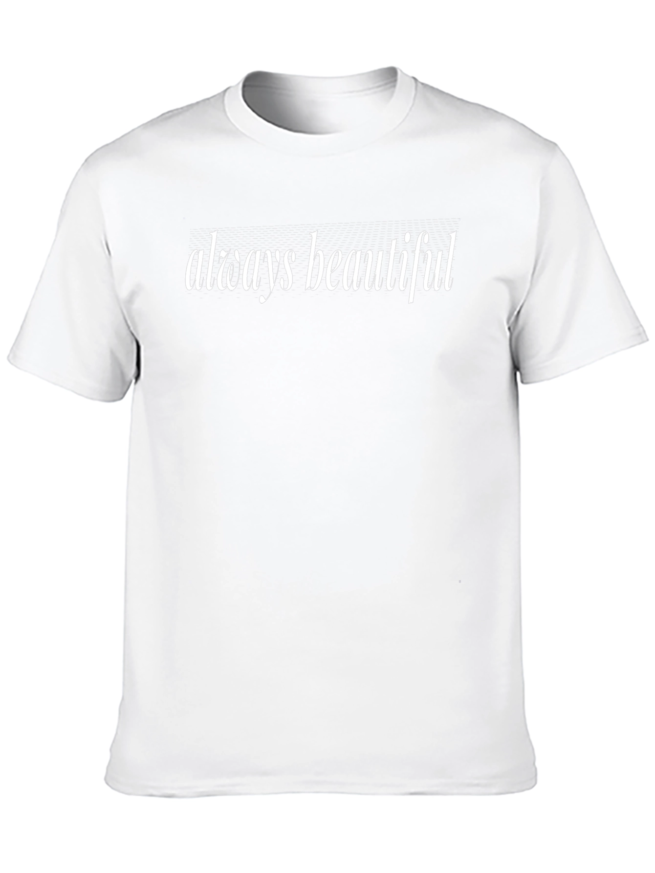 Always Beautiful Black Graphic Tee