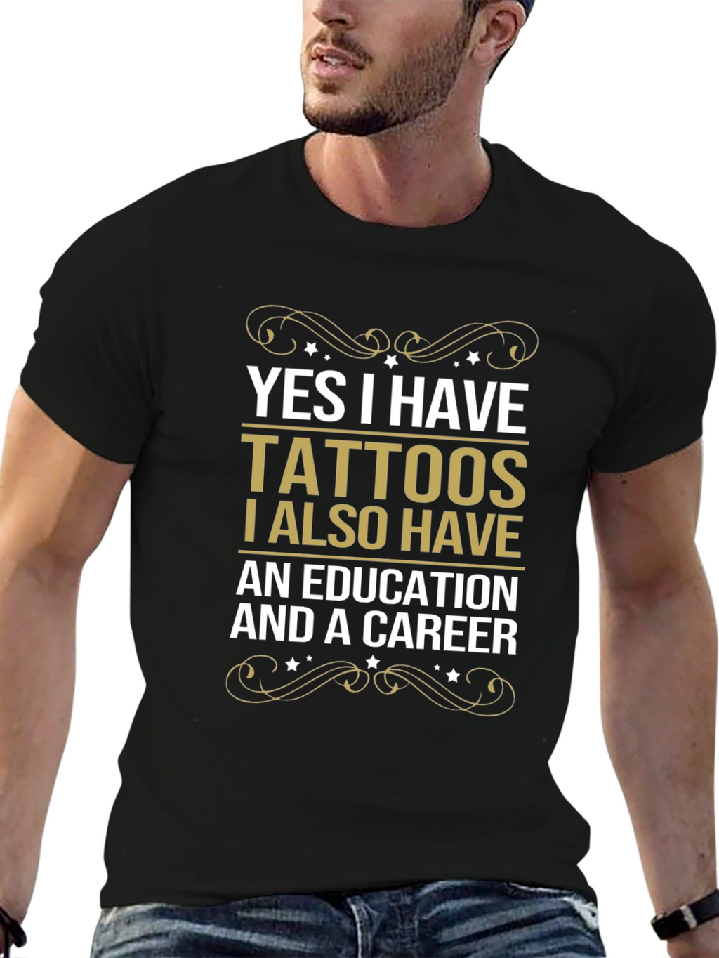 Tattoos Education Career Funny Slogan Tee