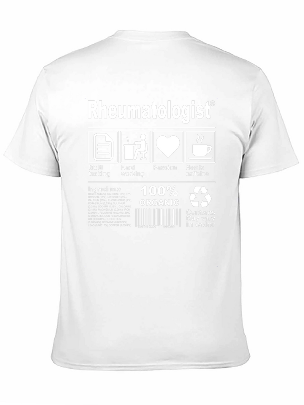 Rheumatologist 100% Organic T-Shirt