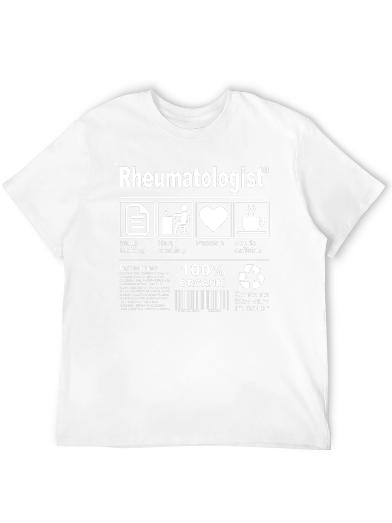 Rheumatologist 100% Organic T-Shirt
