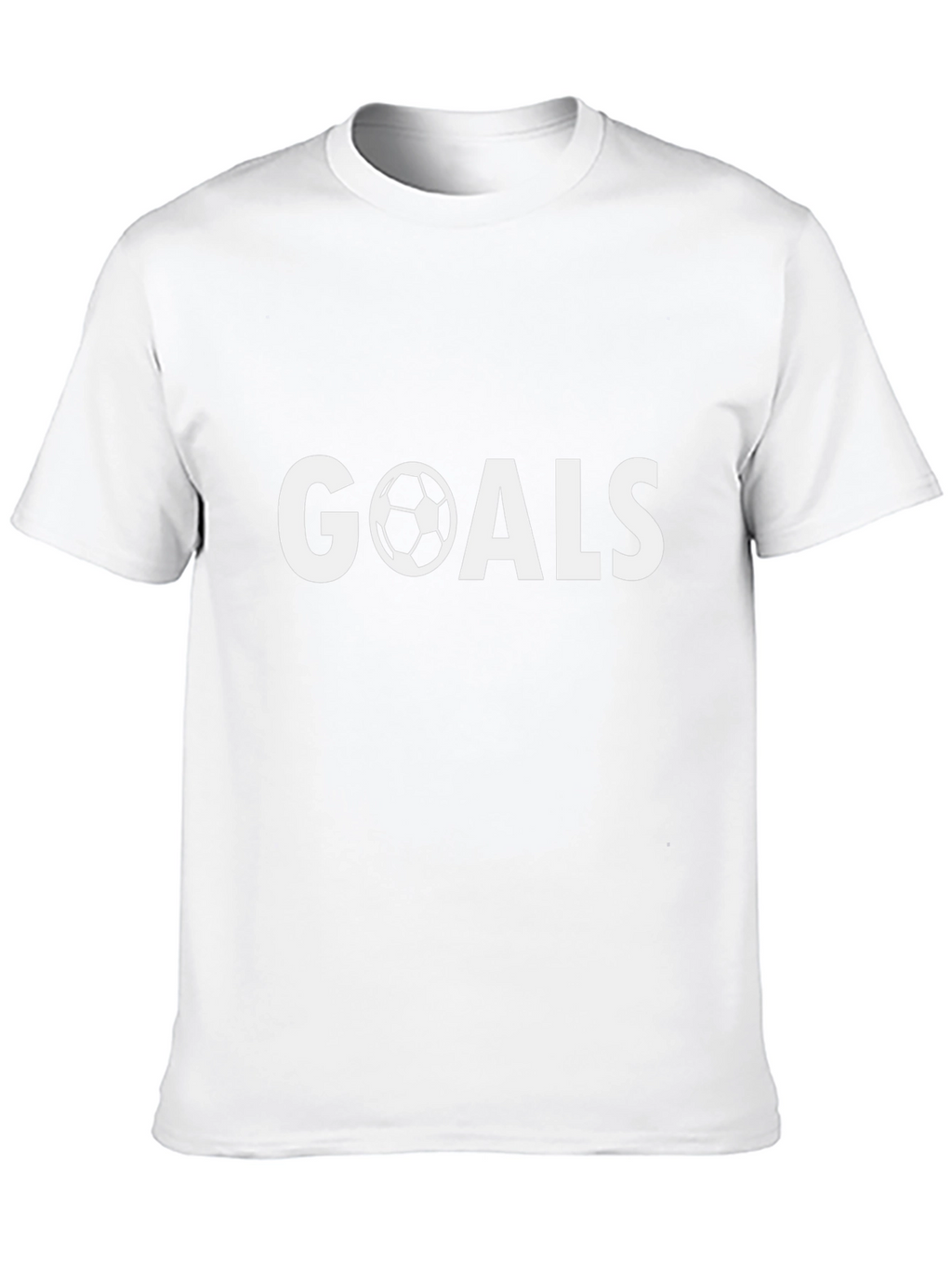 Goals Soccer Graphic T-Shirt - Black