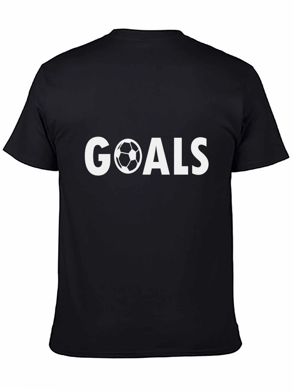 Goals Soccer Graphic T-Shirt - Black
