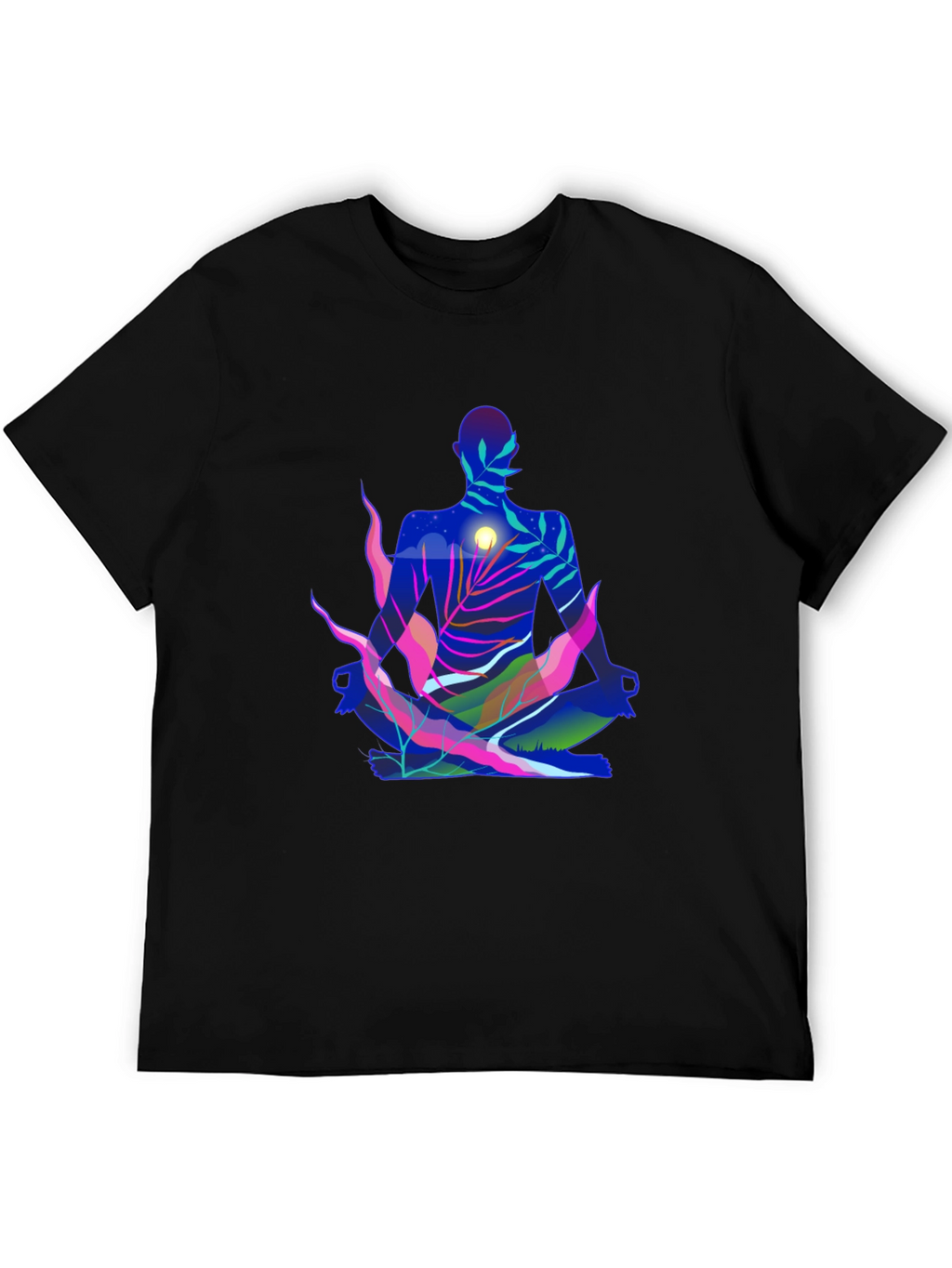Zen Nature Meditating T-Shirt
