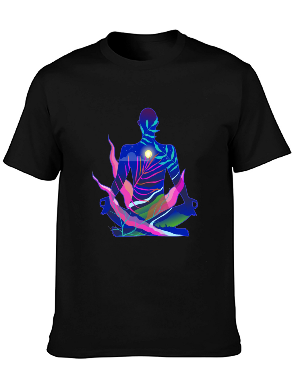 Zen Nature Meditating T-Shirt