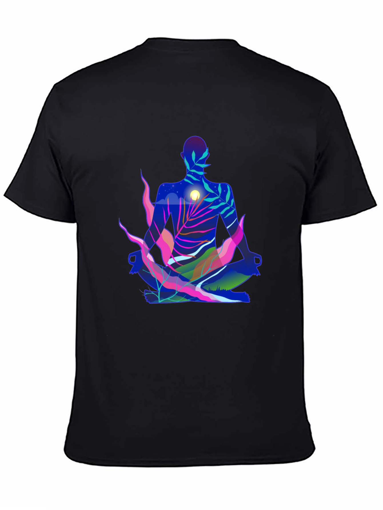 Zen Nature Meditating T-Shirt