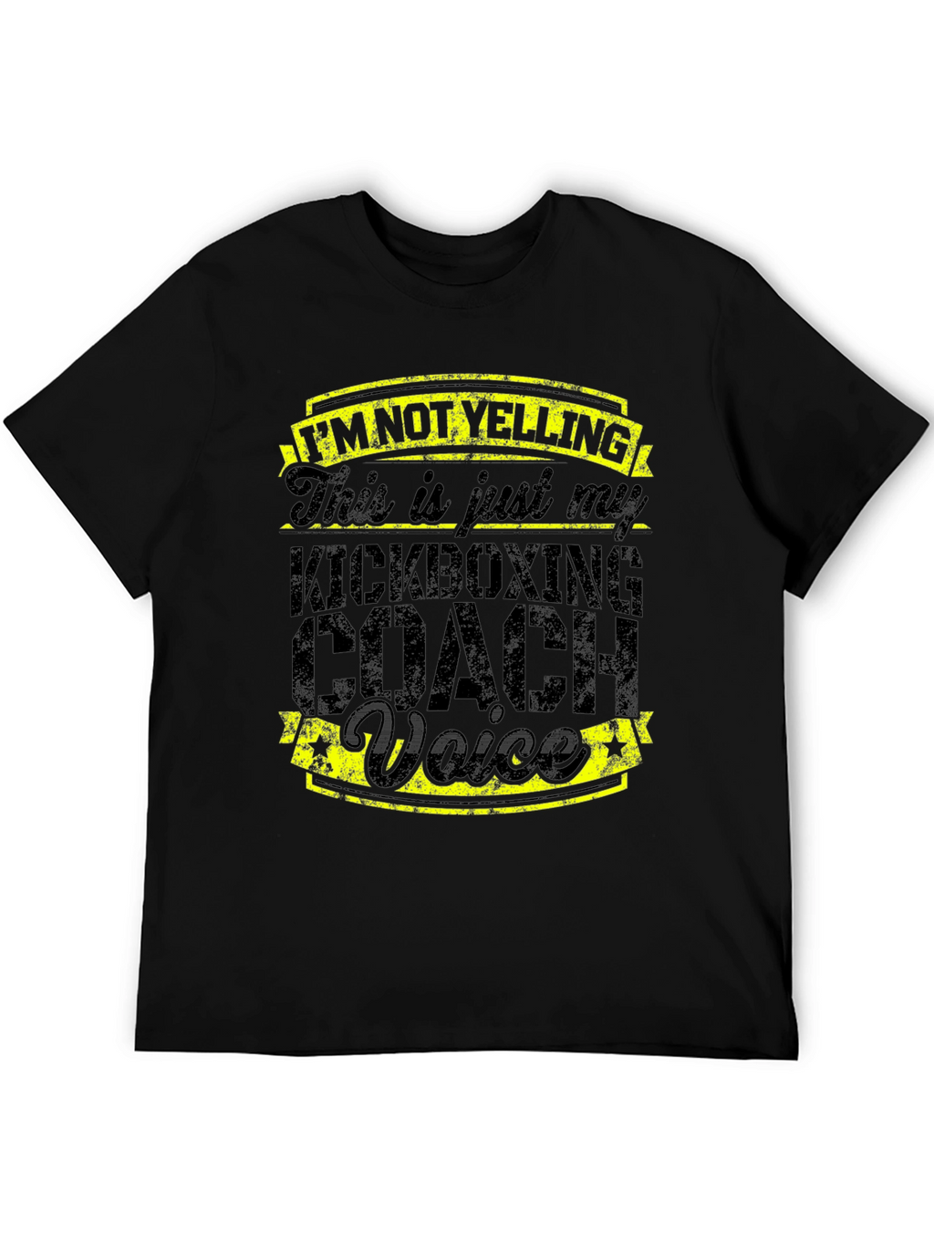 Kickboxing Coach Voice T-Shirt - Funny Gym Trainer Tee