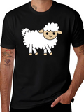 Sheep Graphic Tee - Cute Animal Shirt