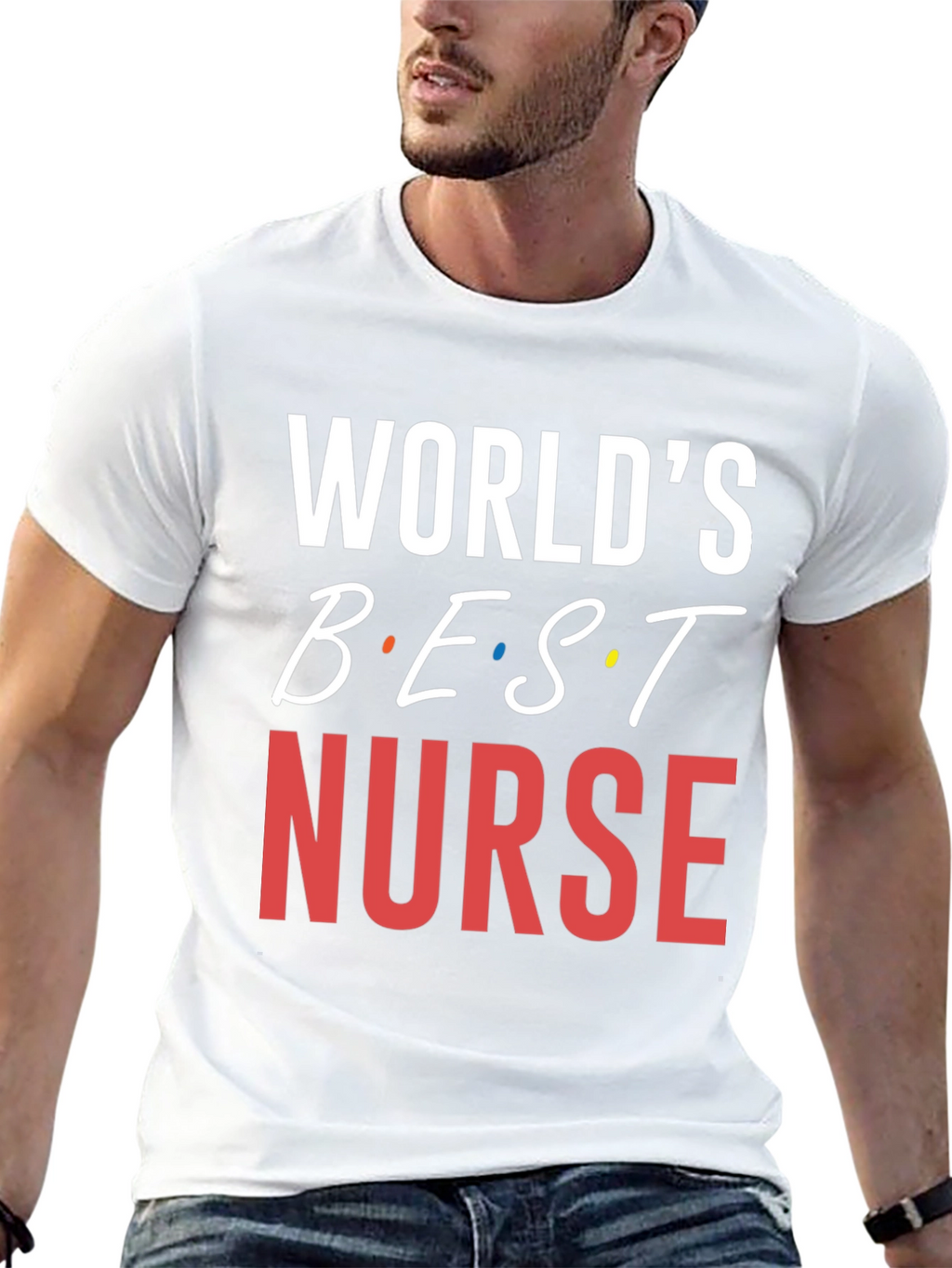 Worlds Best Nurse T-Shirt - Black
