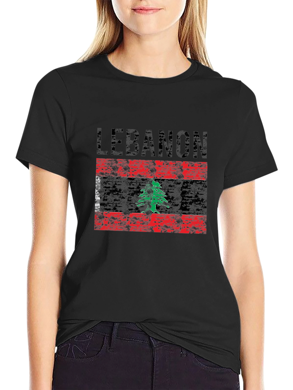 Lebanon Flag Graphic T-Shirt