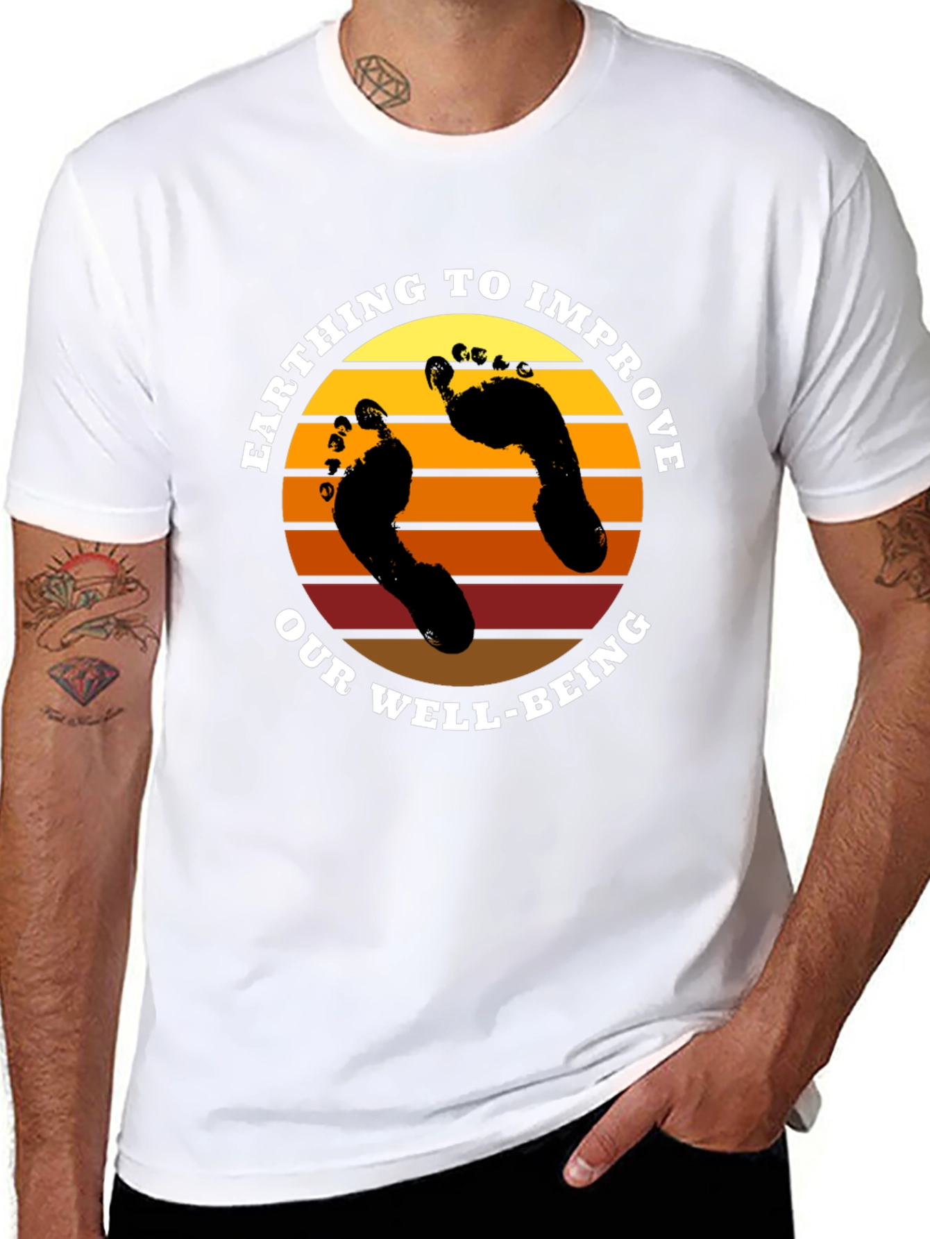 Earthing to Improve Our Well-Being T-Shirt