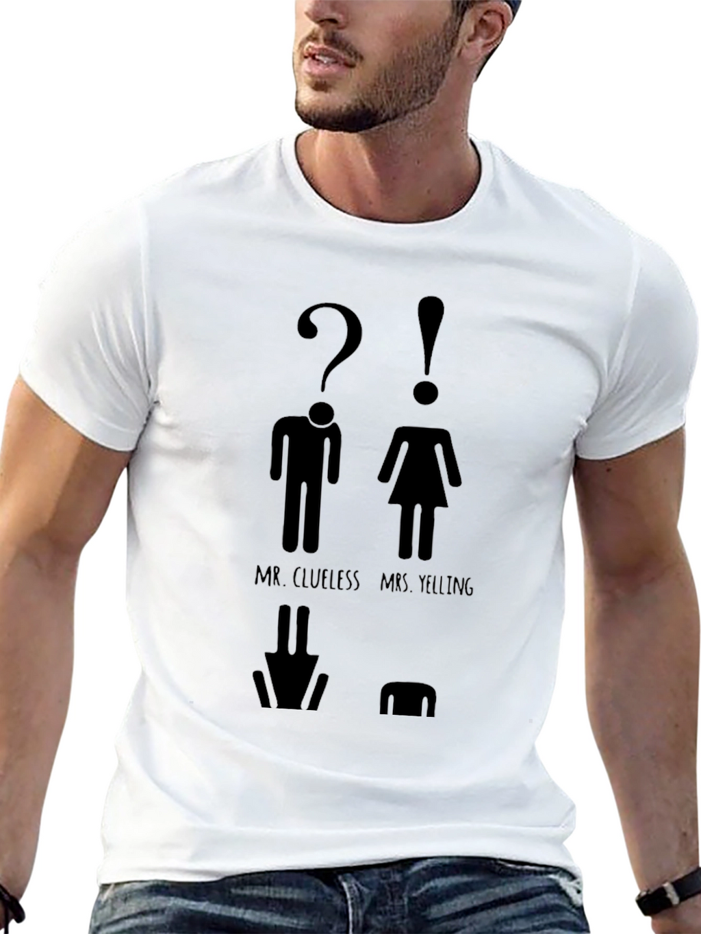 Mr. Clueless & Mrs. Yelling Graphic Tee