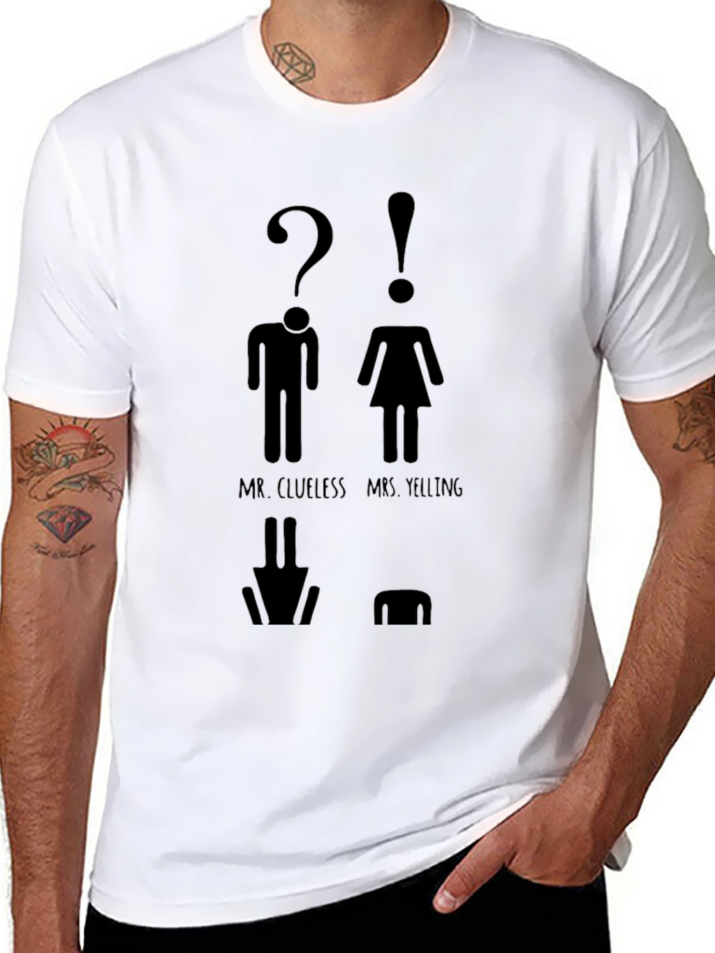 Mr. Clueless & Mrs. Yelling Graphic Tee