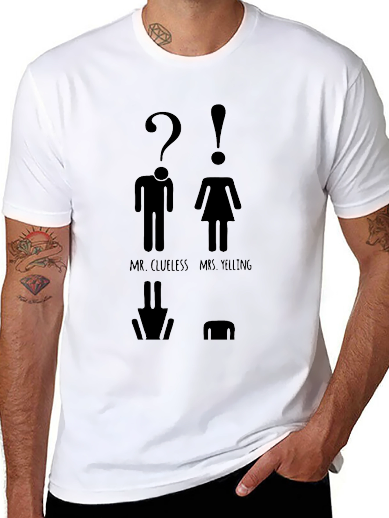 Mr. Clueless & Mrs. Yelling Graphic Tee