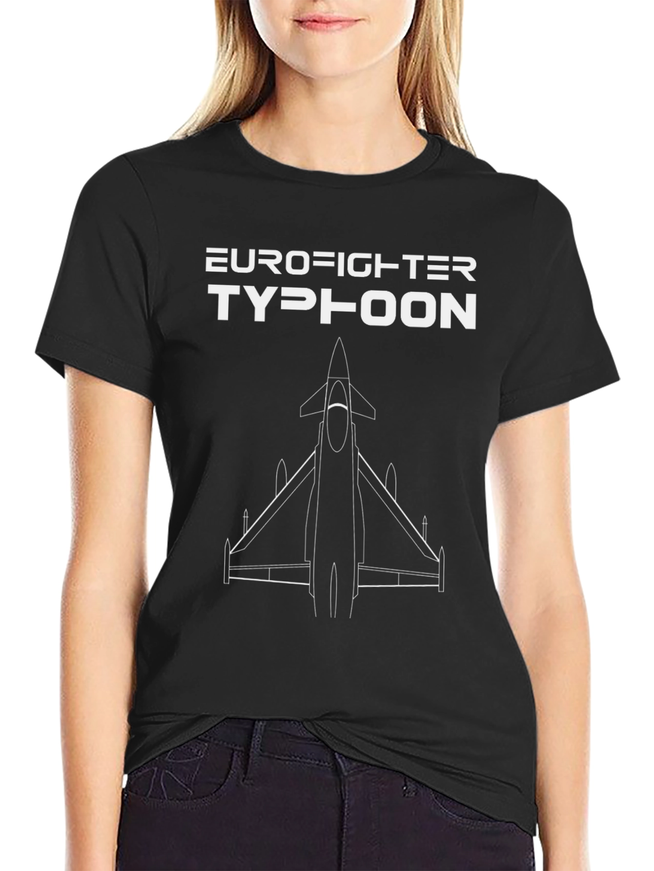Eurofighter Typhoon Graphic Tee - Aviation Enthusiast Shirt