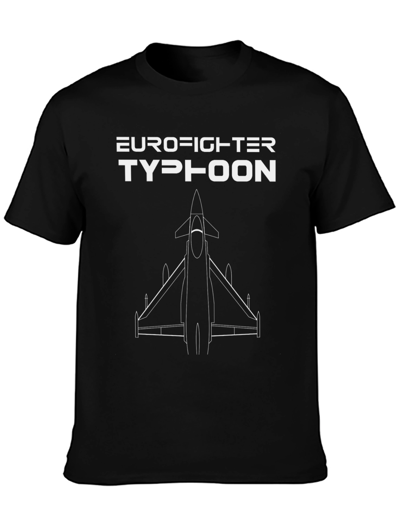 Eurofighter Typhoon Graphic Tee - Aviation Enthusiast Shirt
