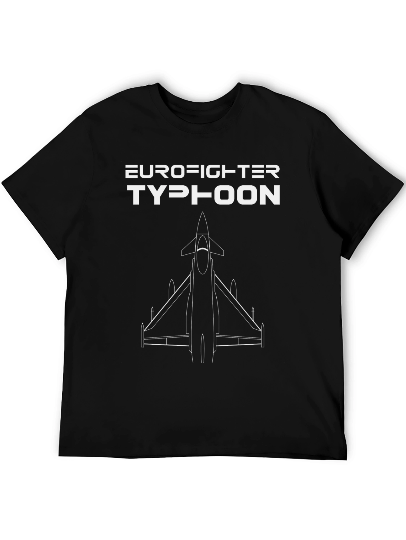 Eurofighter Typhoon Graphic Tee - Aviation Enthusiast Shirt
