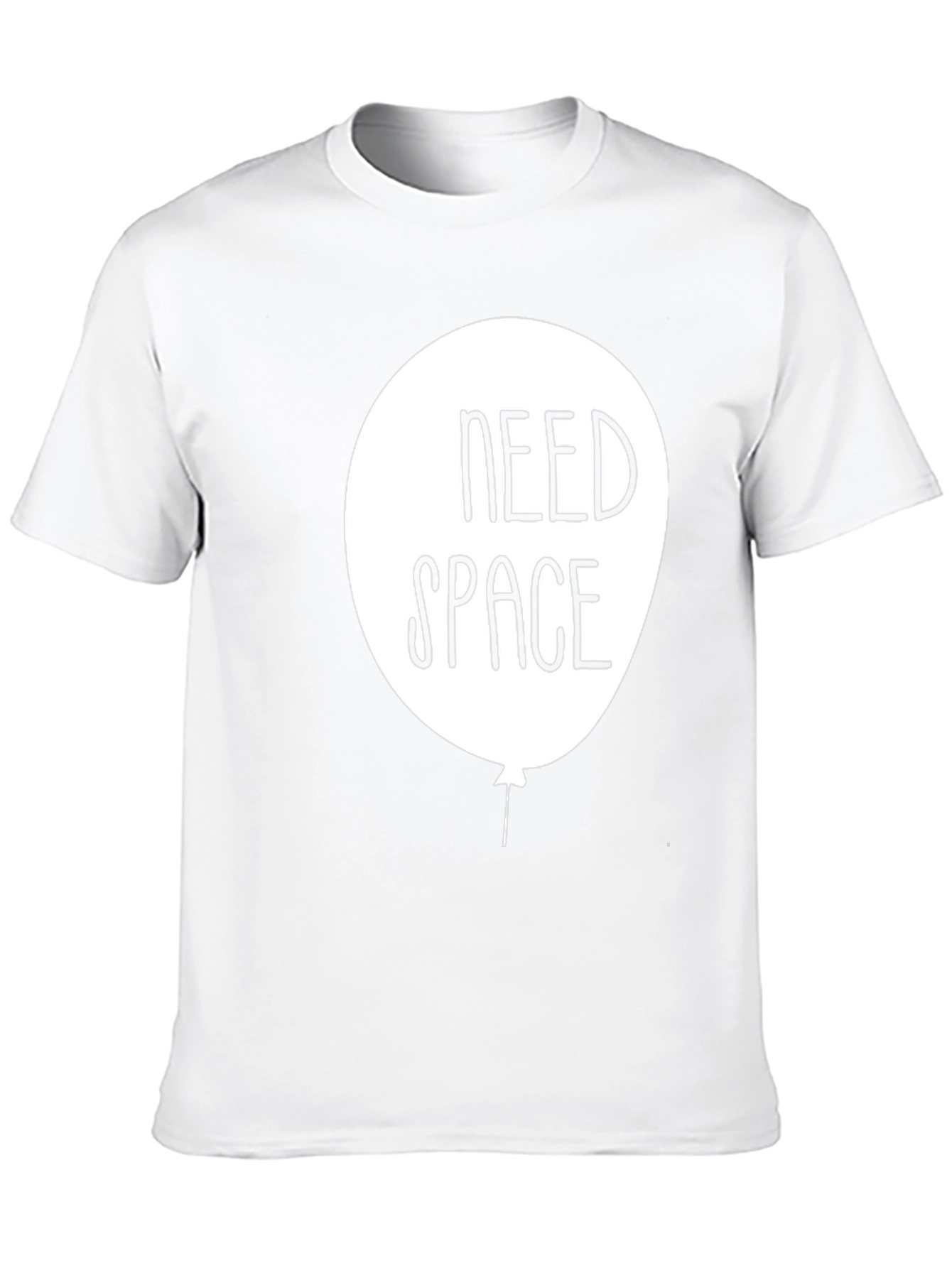 Need Space Graphic T-Shirt - Black Cotton Tee