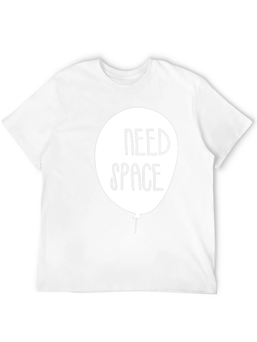 Need Space Graphic T-Shirt - Black Cotton Tee