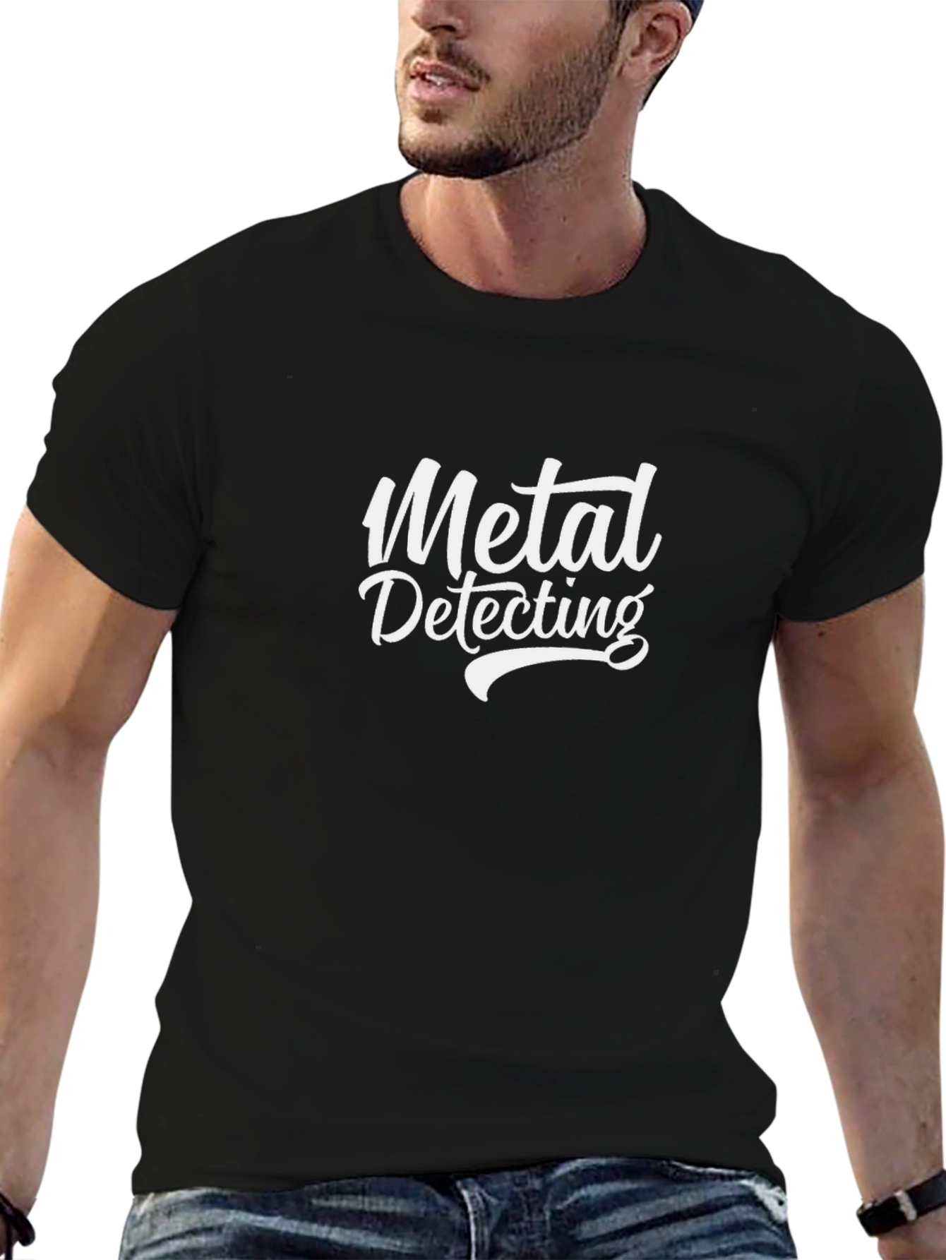 Metal Detecting T-Shirt - Black