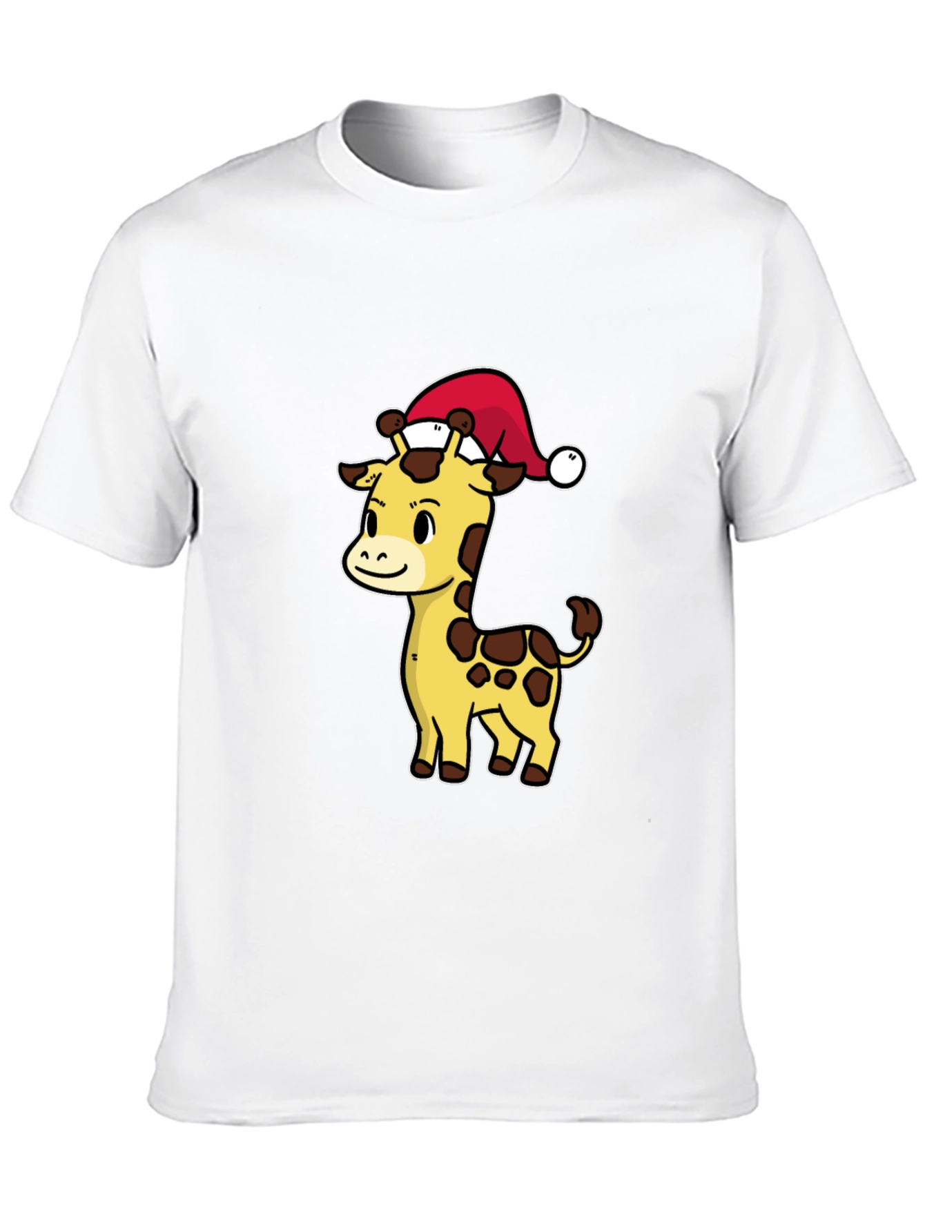 Festive Giraffe T-Shirt - Holiday Cheer