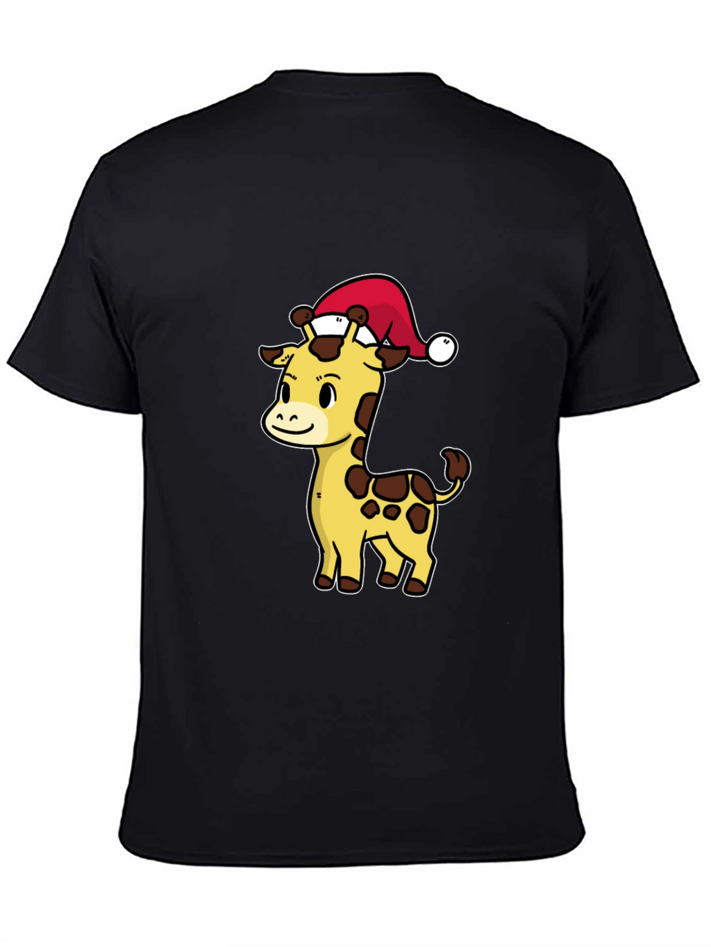 Festive Giraffe T-Shirt - Holiday Cheer