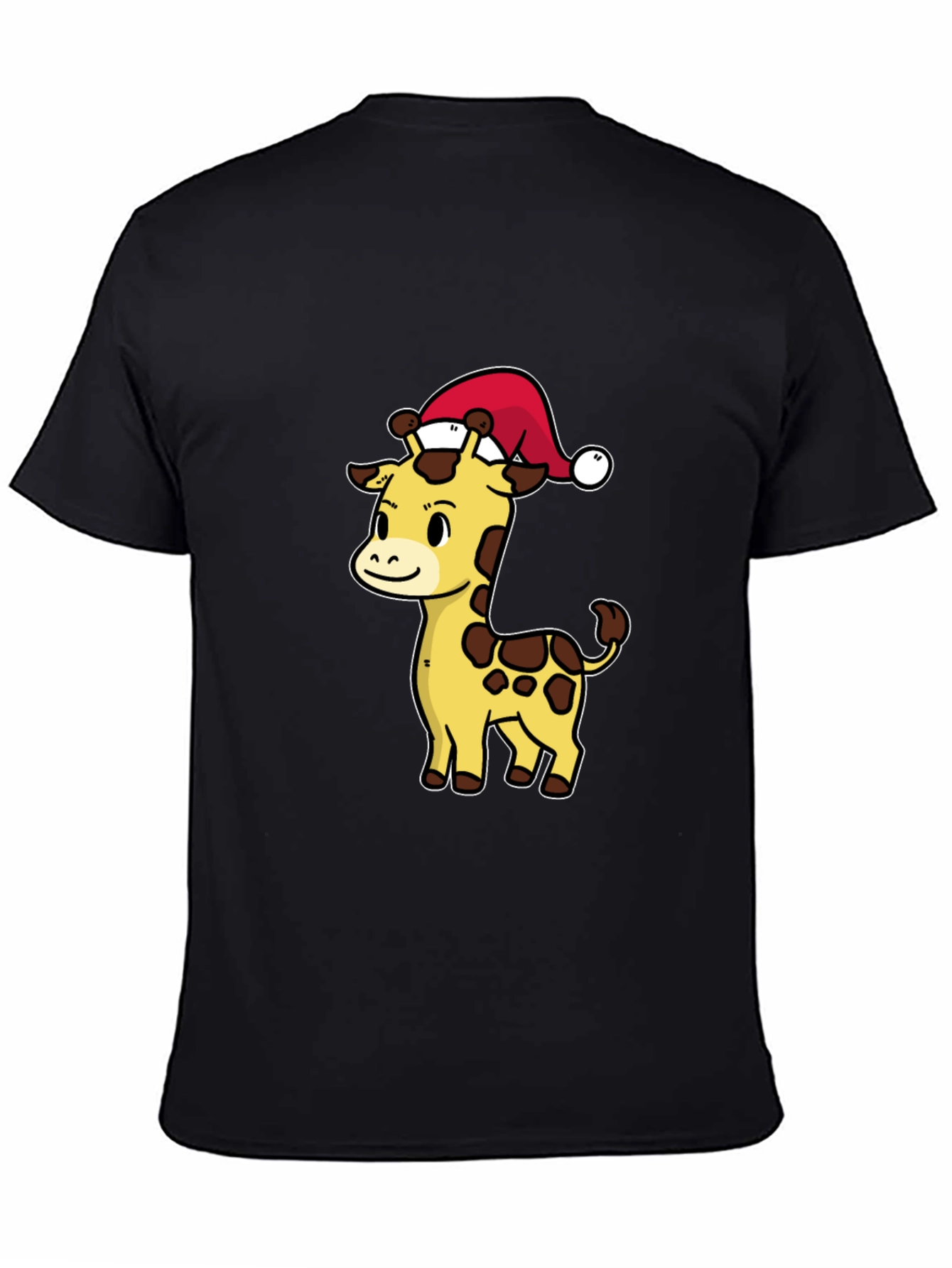Festive Giraffe T-Shirt - Holiday Cheer
