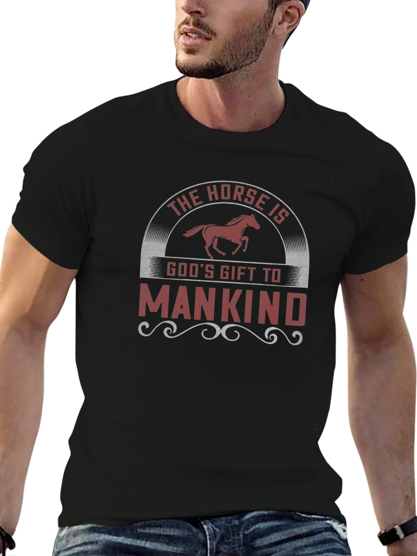 Horse is Gods Gift to Mankind Graphic Tee