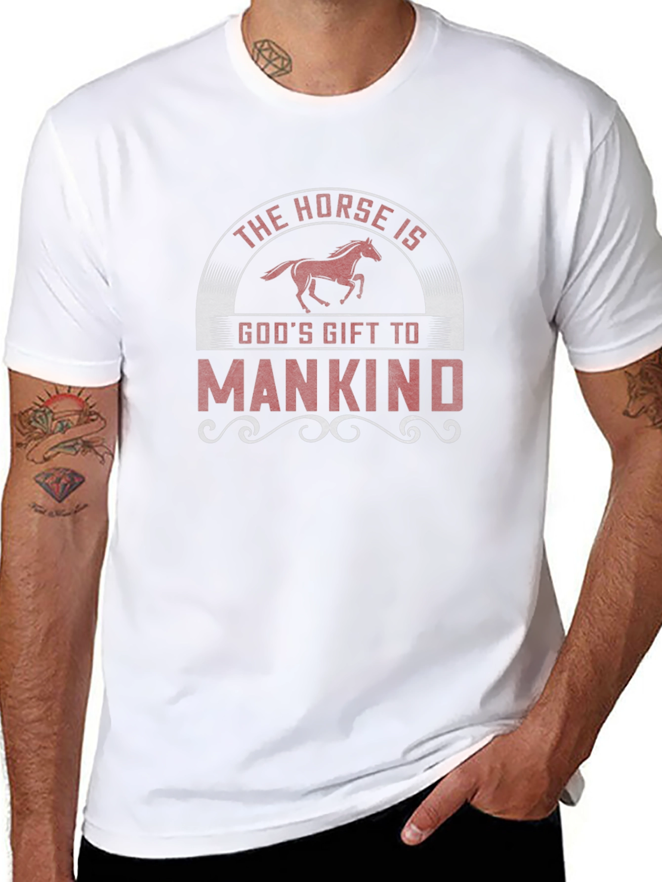 Horse is Gods Gift to Mankind Graphic Tee