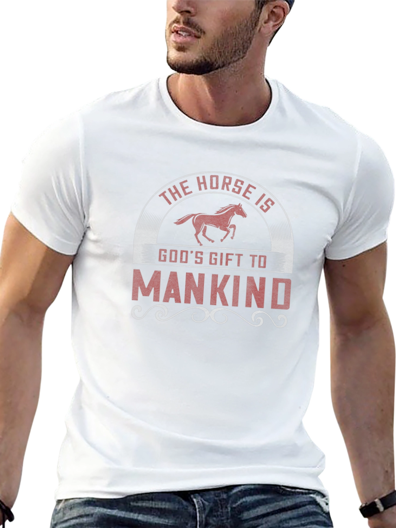 Horse is Gods Gift to Mankind Graphic Tee