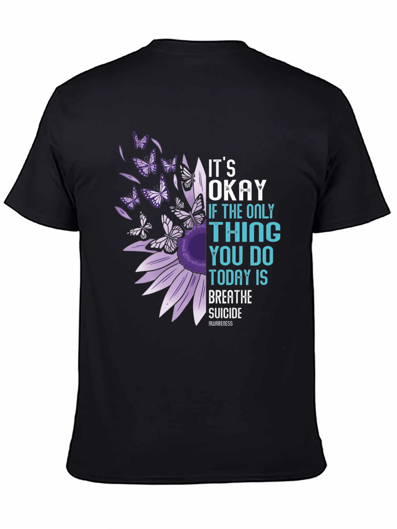 Its Okay To Breathe Suicide Awareness T-Shirt