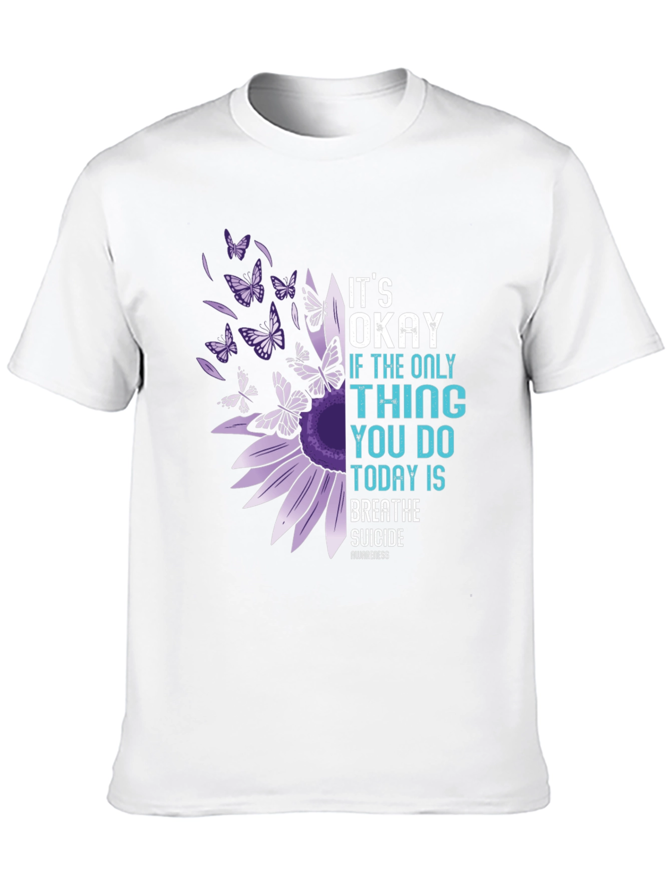 Its Okay To Breathe Suicide Awareness T-Shirt