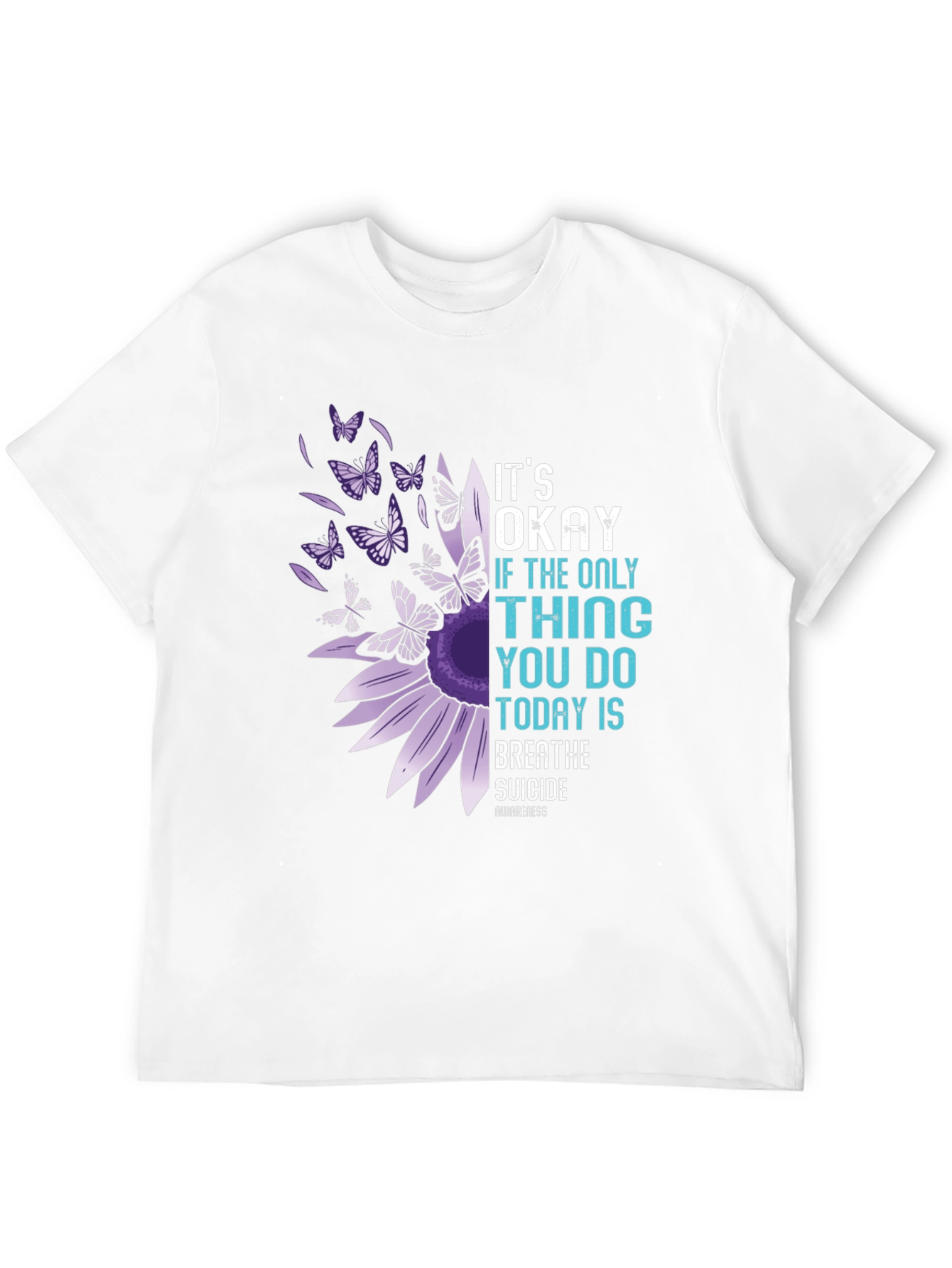 Its Okay To Breathe Suicide Awareness T-Shirt