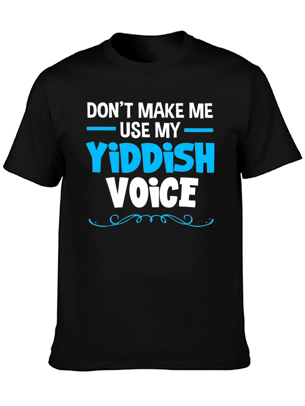 Yiddish Voice Graphic Tee Funny Jewish T-Shirt