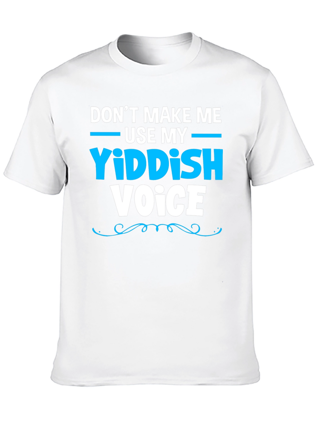 Yiddish Voice Graphic Tee Funny Jewish T-Shirt