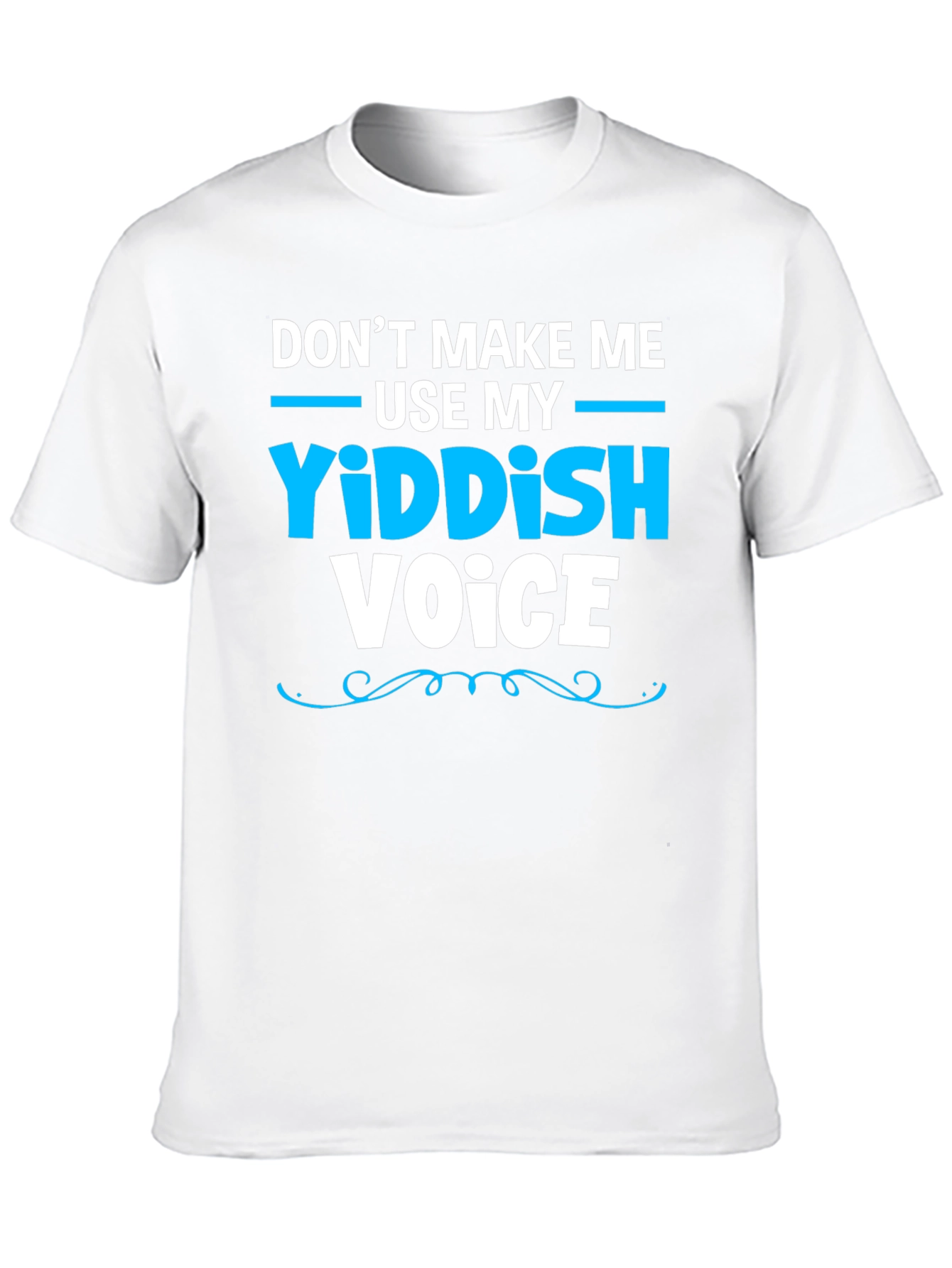 Yiddish Voice Graphic Tee Funny Jewish T-Shirt