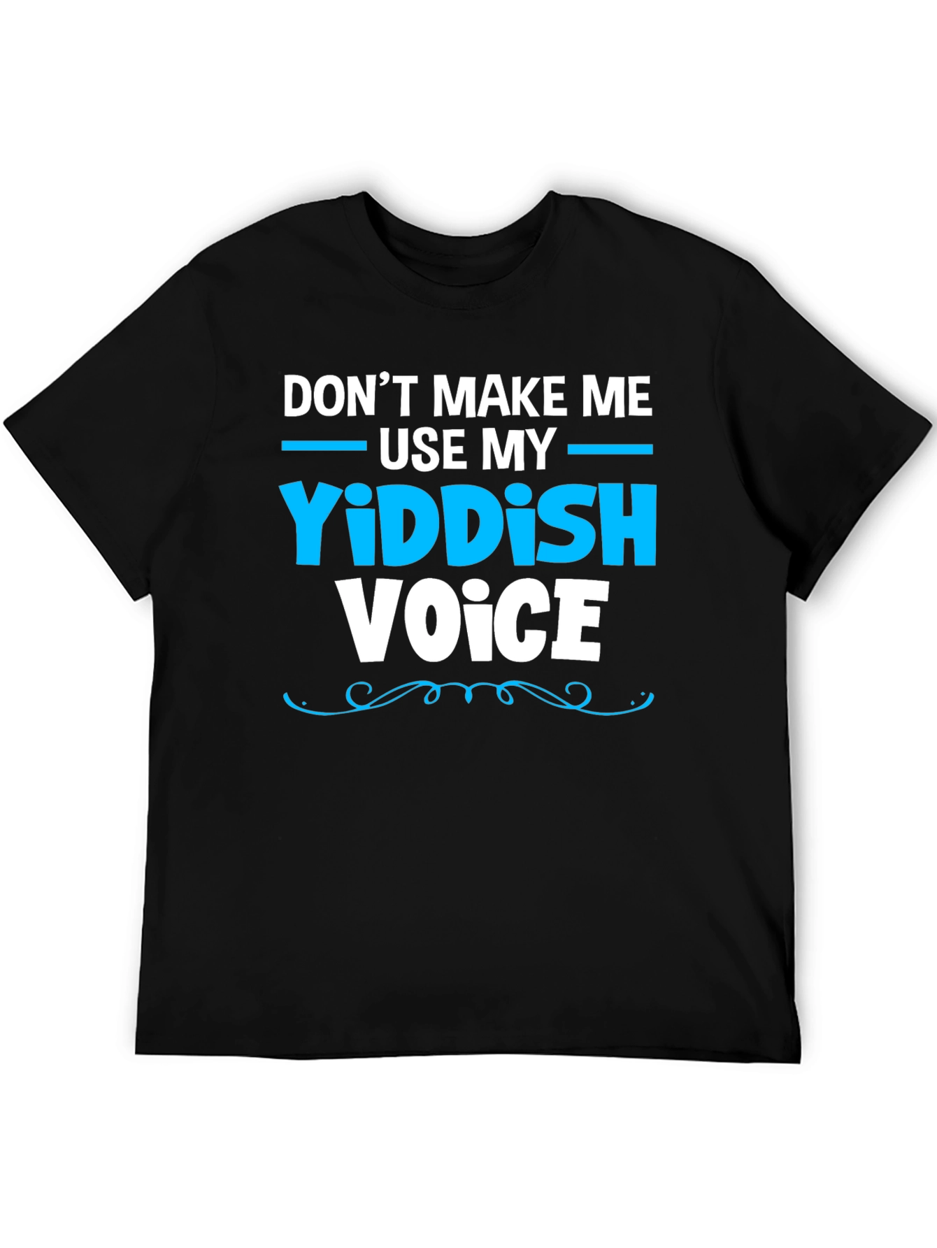 Yiddish Voice Graphic Tee Funny Jewish T-Shirt
