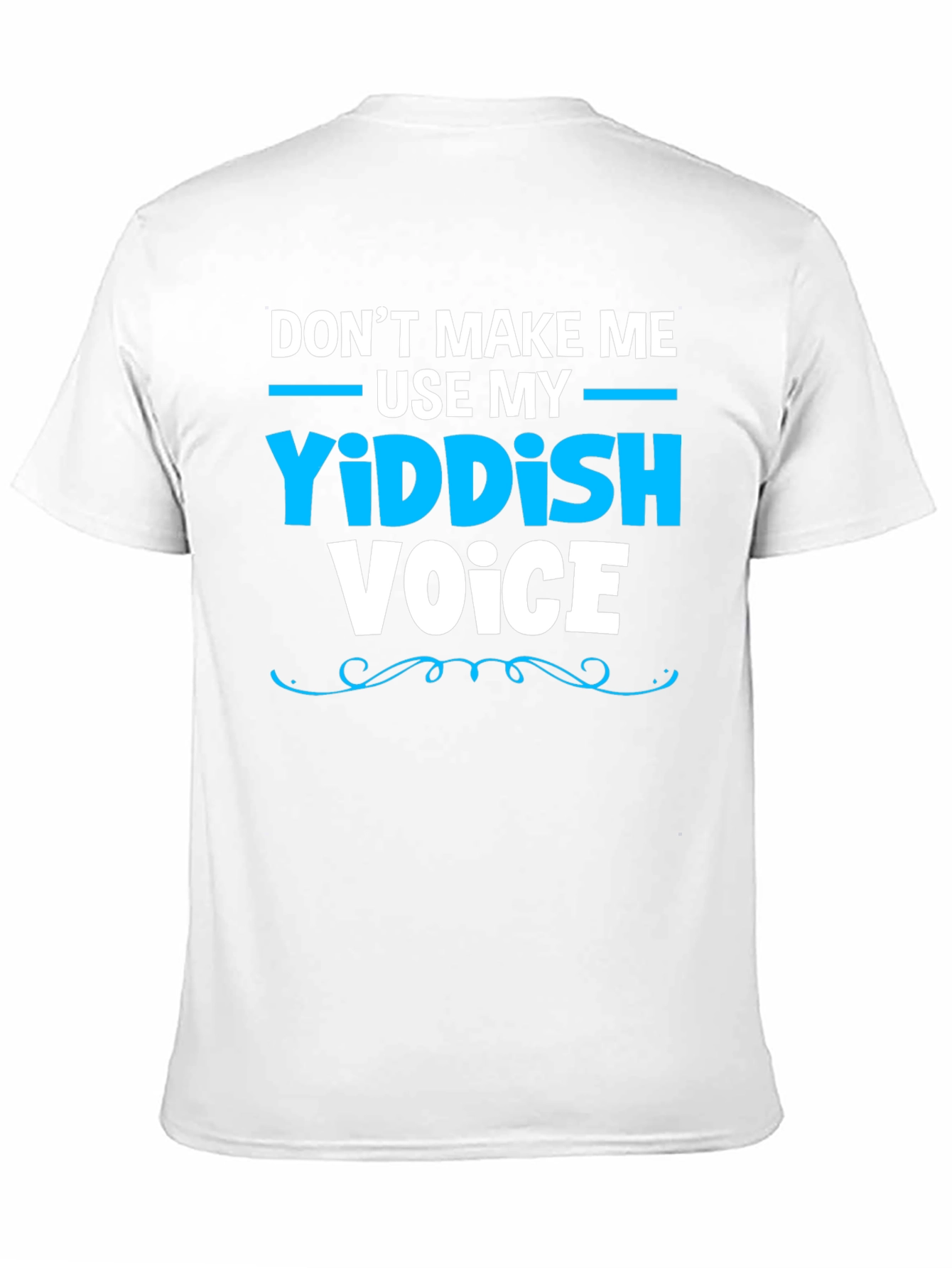 Yiddish Voice Graphic Tee Funny Jewish T-Shirt