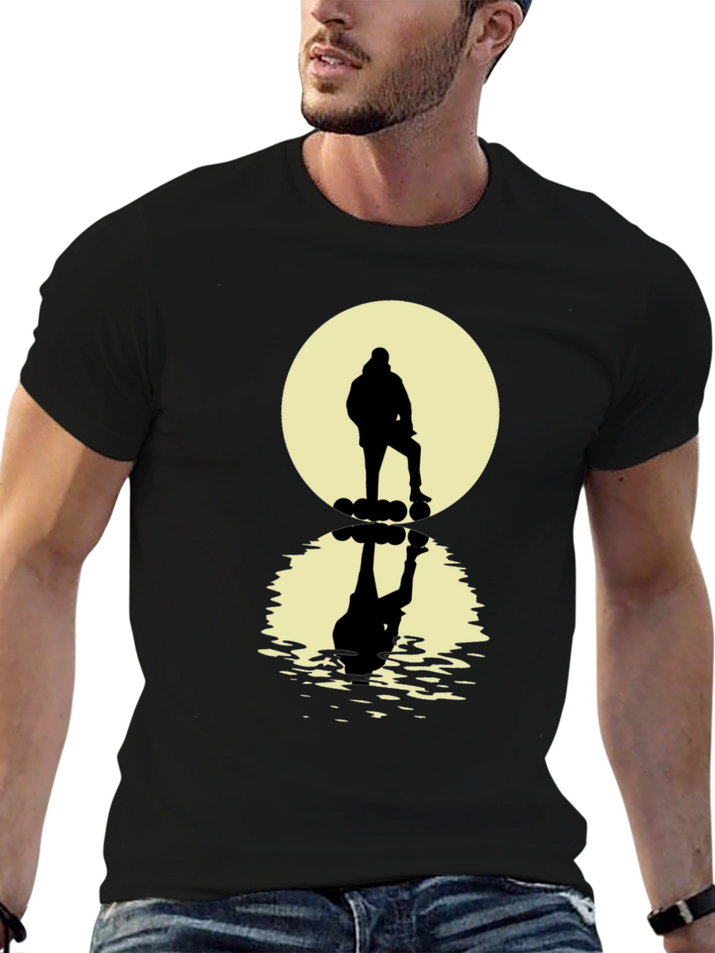 Silhouette Reflective Graphic T-Shirt