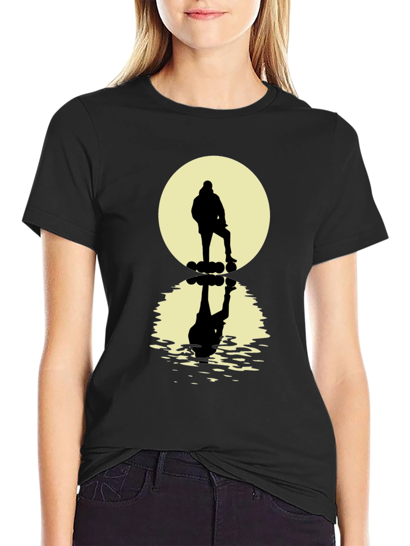 Silhouette Reflective Graphic T-Shirt