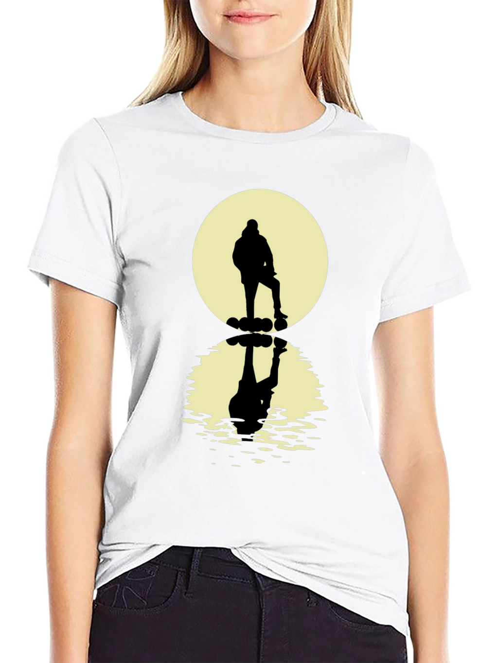 Silhouette Reflective Graphic T-Shirt