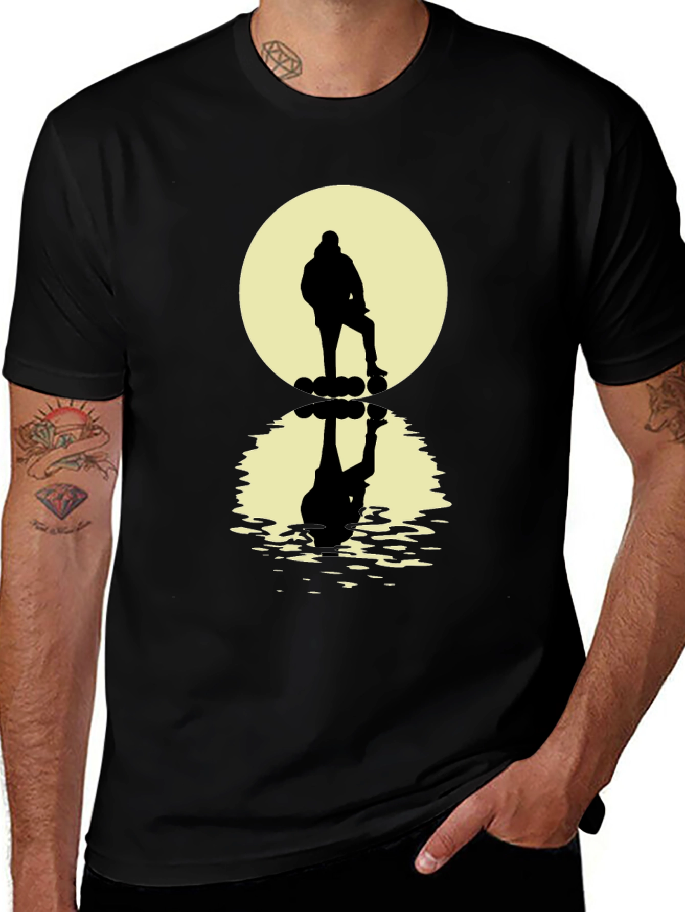 Silhouette Reflective Graphic T-Shirt