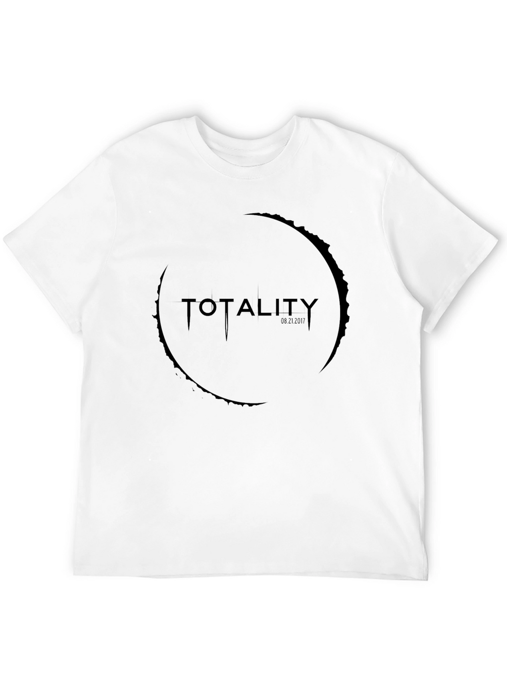 Totality Eclipse Graphic Tee - Black Cotton T-Shirt