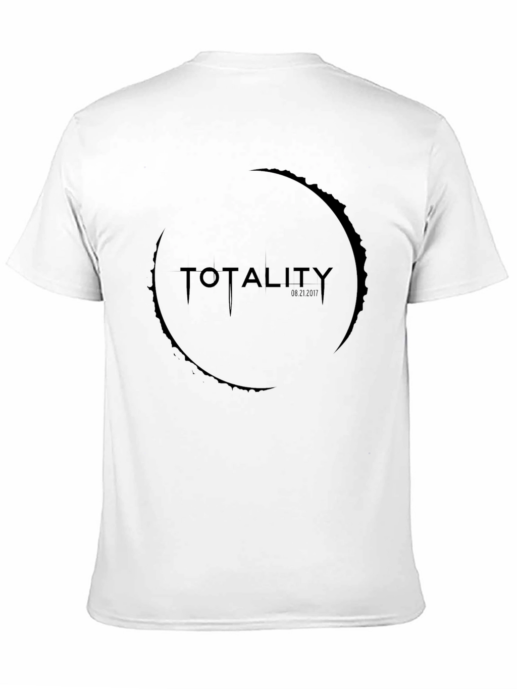 Totality Eclipse Graphic Tee - Black Cotton T-Shirt