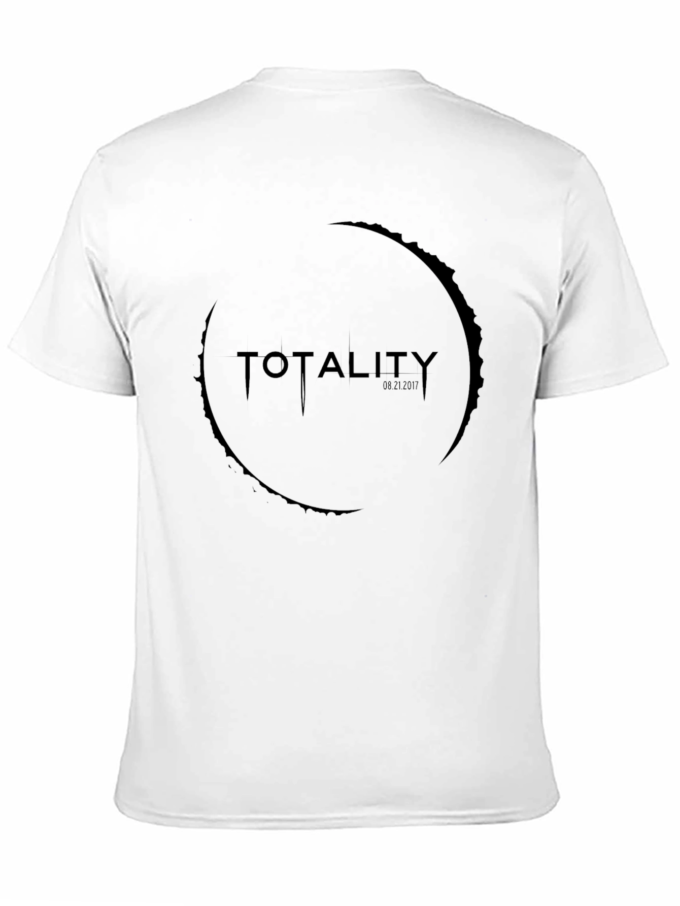 Totality Eclipse Graphic Tee - Black Cotton T-Shirt