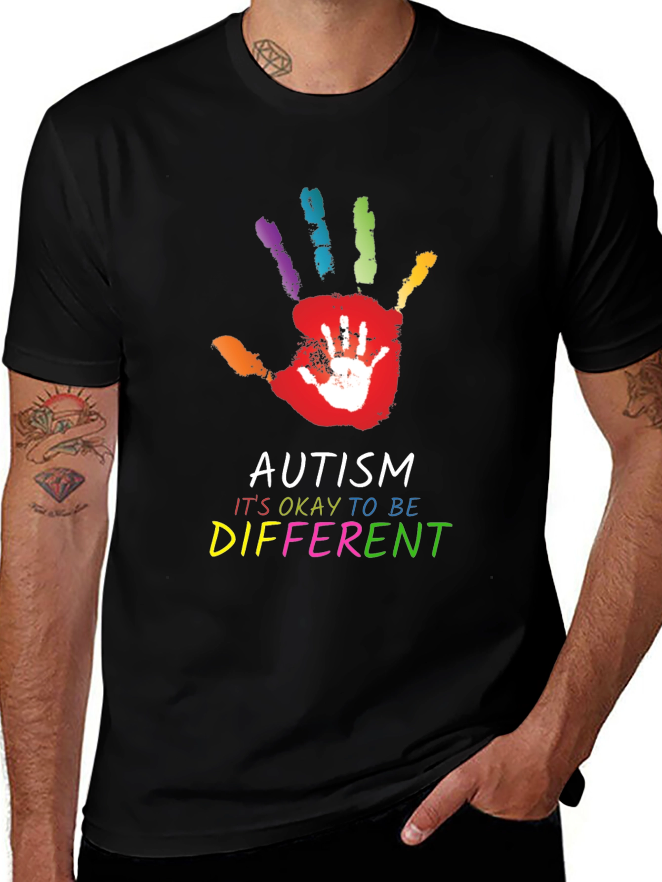 Autism Awareness Its Okay to Be Different T-Shirt