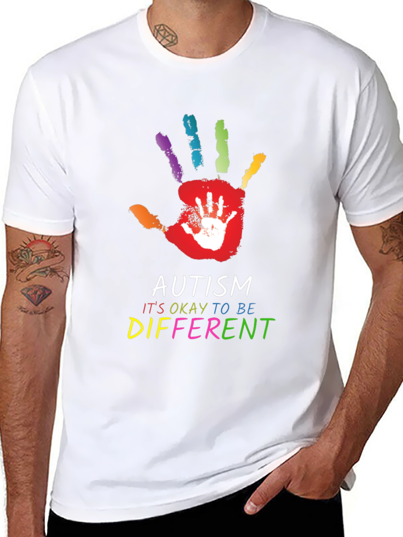Autism Awareness Its Okay to Be Different T-Shirt