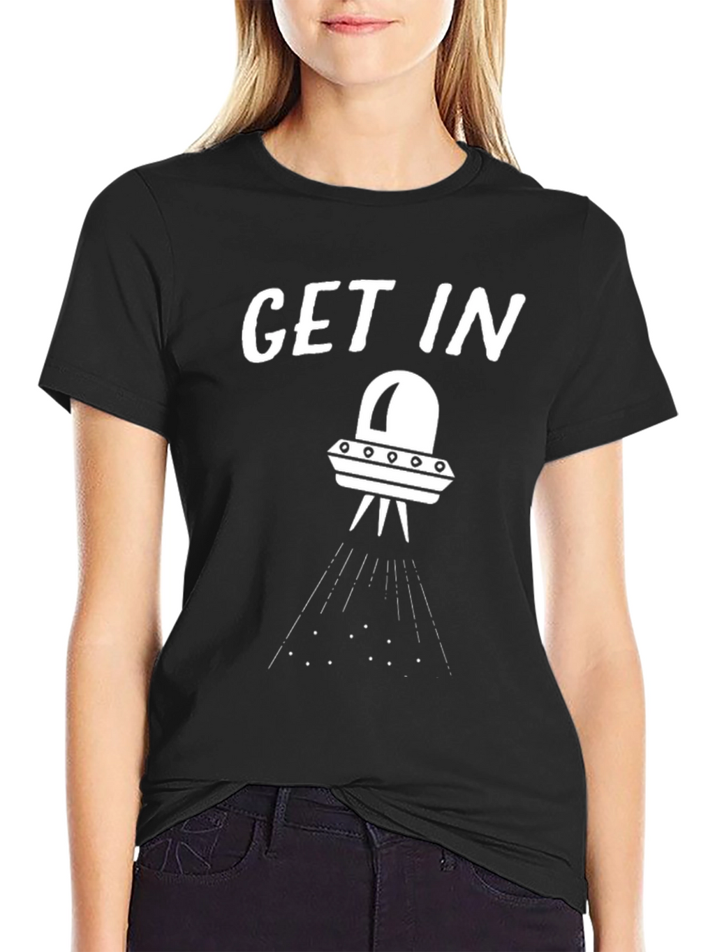 Get In UFO Graphic T-Shirt